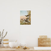 "サンピパーズ"ヴィンテージバードイラストレーション ポスター (キッチン)