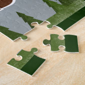 サンピークスカナダおもしろいレトロスノーウィー山脈 ジグソーパズル (側面)