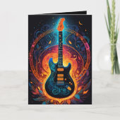 サンファイアエレキギター空白の カード (正面)