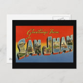 サンファンからの挨拶 ポストカード (正面/裏面)