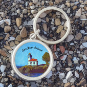 サンファンアイランドライムキルンライトハウスキーチェーン キーホルダー