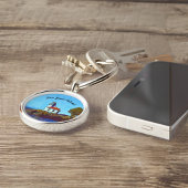 サンファンアイランドライムキルンライトハウスキーチェーン キーホルダー