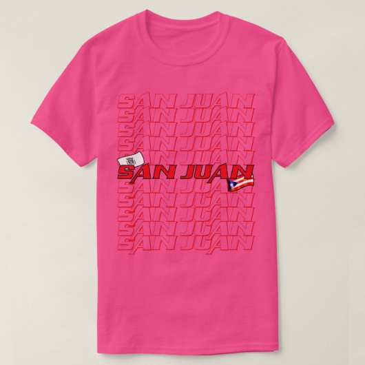 サンファンカスケード文字1 Tシャツ (デザイン正面)