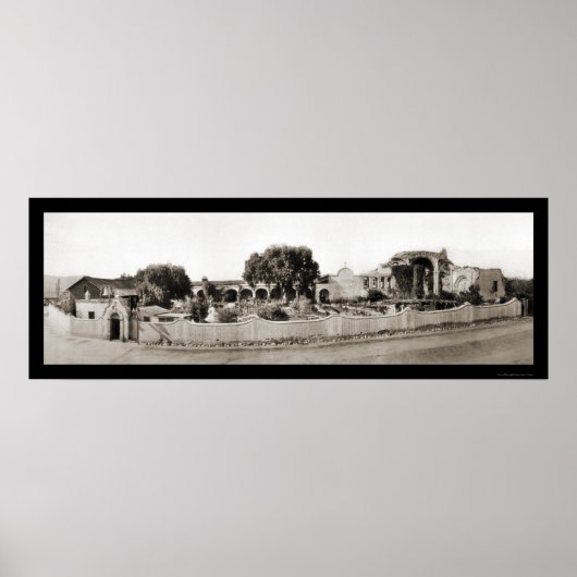 サンファンキャピストラーノCA写真1926 ポスター (正面)