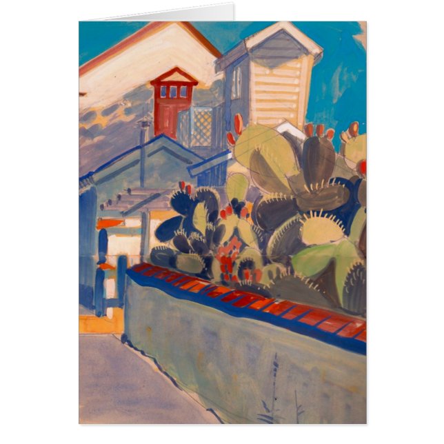 サンファンバウティスタ代表団の庭カード (正面)