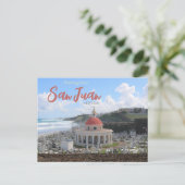 サンファンプエルトリコからの挨拶 ポストカード (スタンド正面)