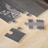 サンファンプエルトリコの静かな通り ジグソーパズル (側面)