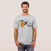 サンファンプエルトリコへの旅行シャツ Tシャツ (正面フル)