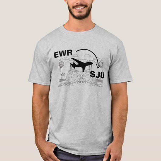サンファンプエルトリコへの旅行シャツ Tシャツ (正面)