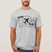 サンファンプエルトリコへの旅行シャツ Tシャツ (正面)