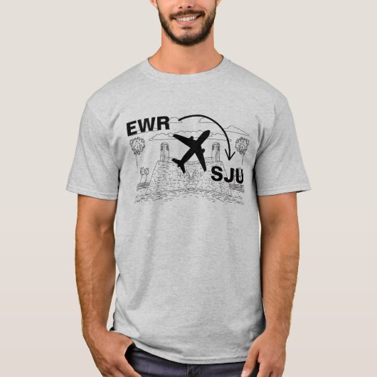 サンファンプエルトリコへの旅行シャツ Tシャツ (正面)