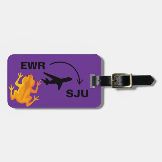 サンファンプエルトリコへの旅行 ラゲッジタグ (正面横)