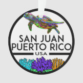サンファンプエルトリコシーカメ オーナメント (正面)
