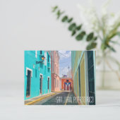 サンファンプエルトリコビューティフルパステル ポストカード (スタンド正面)