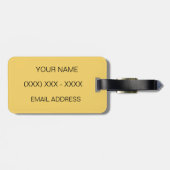 サンファンプエルトリコ地図ラゲージタグ ラゲッジタグ (裏面横)