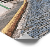 サンファンプエルトリコ島カラフル旅行写真 ポスター (角)