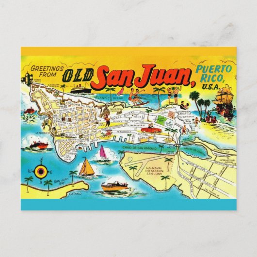 サンファンプエルトリコ ポストカード (正面)