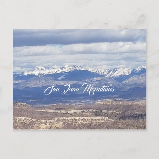 サンファンマウンテンズコポストカード ポストカード (正面)