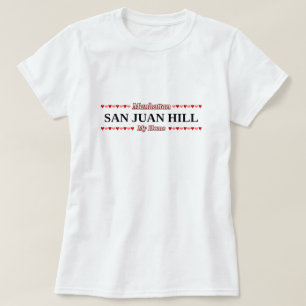 サンファン丘-私の家庭のマンハッタン、NYC Tシャツ