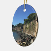 サンファン古い歴史的場所 セラミックオーナメント (左)