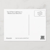 サンファン灯台郵便はがき ポストカード (裏面)