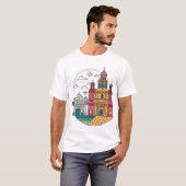 サンファン・バウティスタ教会 Tシャツ (正面フル)