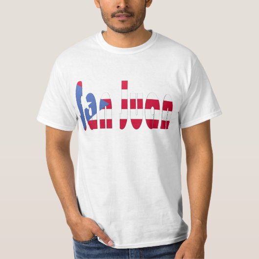サンファン、プエルトリコ Tシャツ (正面)