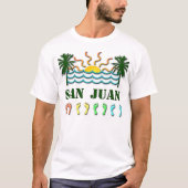 サンファン、プエルトリコ Tシャツ (正面)