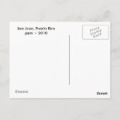 サンフアンビーチ ポストカード (裏面)