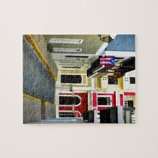 サンフアンプエルトリコの旧色 ジグソーパズル (横)