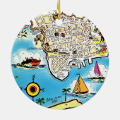 サンフアンヴィンテージマップオーナメント セラミックオーナメント (裏面)