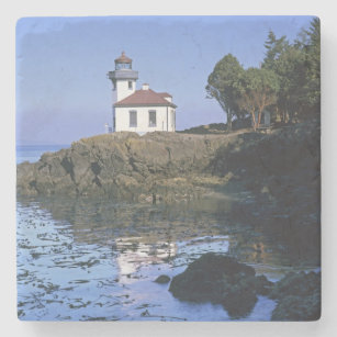 サンフアン島、ライム窯灯台 ストーンコースター