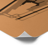 サンフアン空港(SJU)の図ポスター ポスター (角)