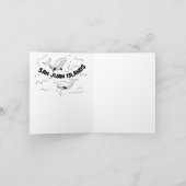 サンフアン諸島クジラ ノートカード (内部)