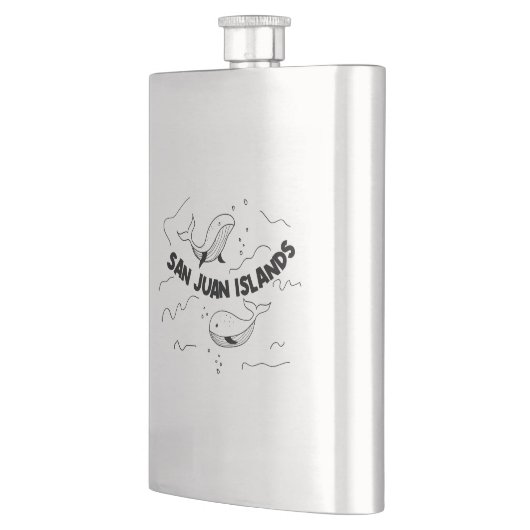 サンフアン諸島クジラ フラスク (左)