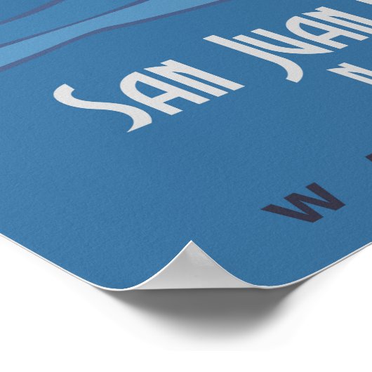 サンフアン諸島 ポスター (角)