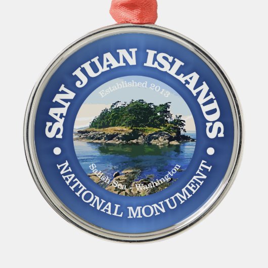 サンフアン諸島(NM) メタルオーナメント (正面)