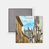 サンフアン・デ・ロス・レイエス修道院のビュー マグネット (正面/裏面)