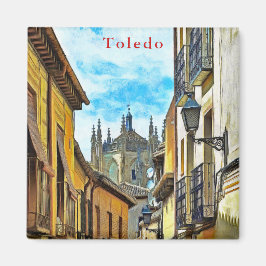 サンフアン・デ・ロス・レイエス修道院のビュー マグネット