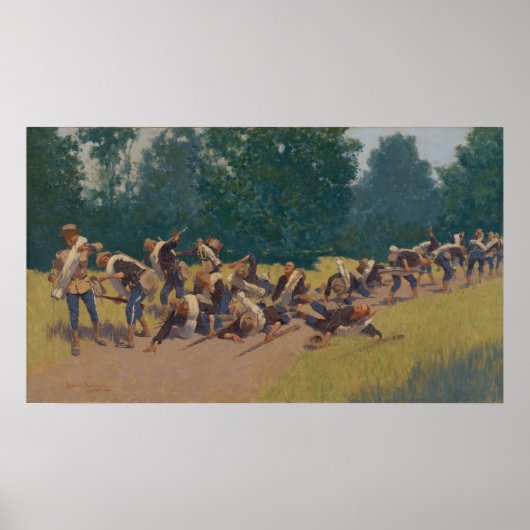 サンフアン・ヒルでシュラプネルの悲鳴 ポスター (正面)