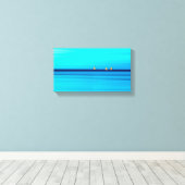 サンフィッシュセーリングボート キャンバスプリント (インサイチュ (ウッドフロア))