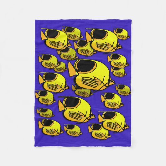 サンフィッシュ#12 フリースブランケット (正面)