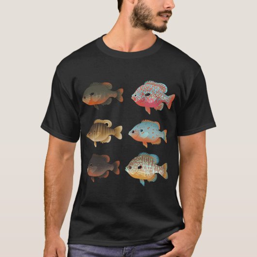 サンフィッシュ(Lepomis属)パック Tシャツ (正面)