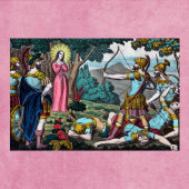 サンフィロメナが矢で射抜かれる ポスター