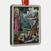 サンフィロメナが矢で射抜かれる メタルオーナメント (右)