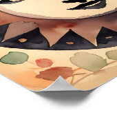 サンフェイス水彩正方形ポスター ポスター (角)