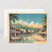 サンフェリペデプエルトプラタヴィンテージ ポストカード (正面/裏面)
