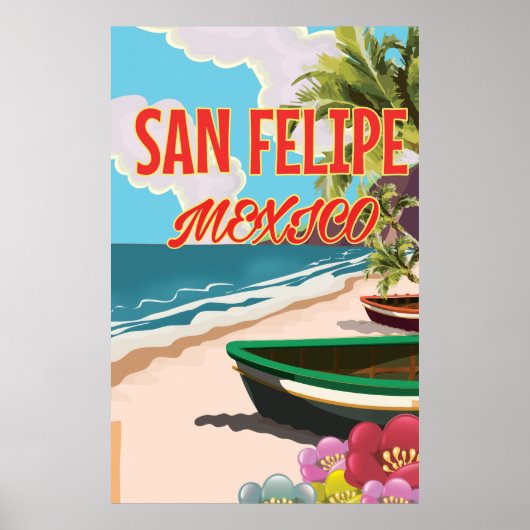 サンフェリペビーチ メキシコ 旅行ポスター ポスター (正面)