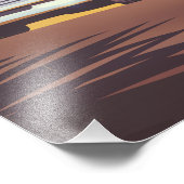 サンフェルナンドバレーカリフォルニアヴィンテージ旅行ポスト フォトプリント            (角)