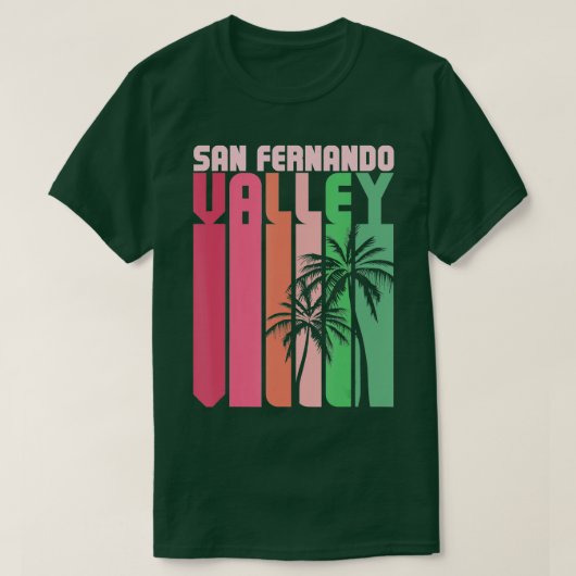 サンフェルナンドバレーSFV California Van Nuys 818 Re Tシャツ (デザイン正面)